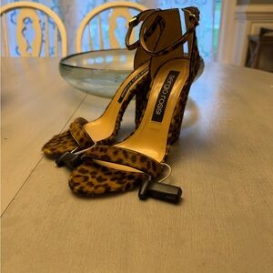 Sergio Rossi Brown High Heeled Sandals